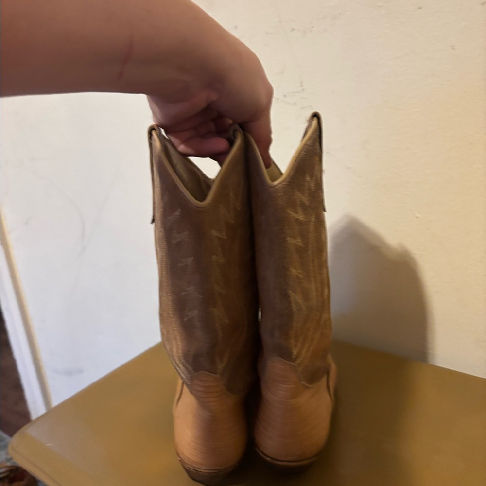 Brown Western Cowboy Boots 71/2 - Picture 4 of 8